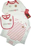 from Manchester United Football Club Manchester United Football Club 19 Champions Set (3 Pieces, 0 - 3 Months) (Model MAN075 0/3)
