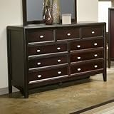 Alpine Furniture 718-03 9 Drawer Dresser