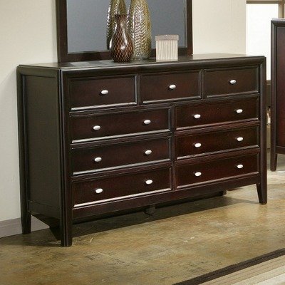 Alpine Furniture 718-03 9 Drawer Dresser