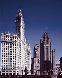 Chicago Landmark Skyscrapers - Impressive 16"x20" Photographic Print by Carol M. Highsmith