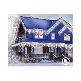 270 LED WHITE SNOWING ICICLE LIGHTS
