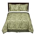 Home Dandelion Comforter Sets - Green