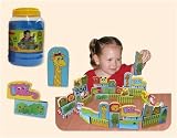 EduShape Magic Shapes Zoo Magnetic Construction Game - 66 piece set