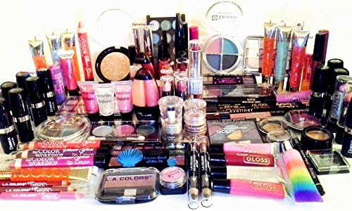 30 Pieces Brand New Cosmetic Makeup Assorted Mixed Lot No Duplicates- Only Maybelline, L'Oréal, Physicians Formula, The Color Workshop, Cranky Girlz, L.A. Colors, Etc.