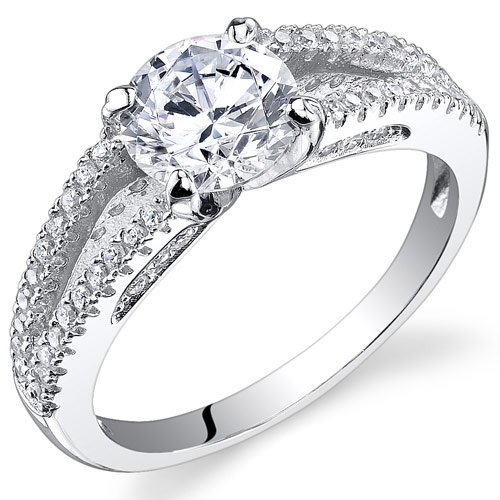 Revoni künstlicher Diamant Verlobungsring