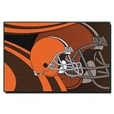 NFL Cleveland Browns 39-Inch-by-59-Inch Taba Rug "Cosmic" Design