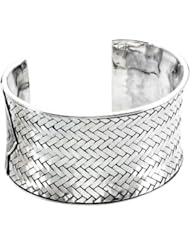 Fashion Cuff Bracelet in Sterling Silver