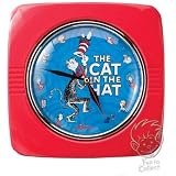 CAT IN THE HAT METAL WALL CLOCK