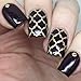 Whats Up Nails - Moroccan Vinyl Stencils for Nail Art Design (1 Sheet, 12 Stencils)