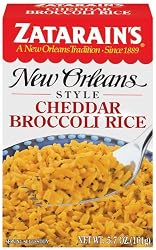 Zatarain's New Orleans Style Cheddar Broccoli Rice, 5.7-Ounce Boxes (Pack of 12)