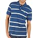 Crew Clothing Mens Garda Stripe Polo Marine