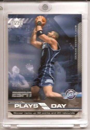 Cheap 2005 /06 Upper Deck ESPN Carlos Boozer "Plays of the Day" Basketball Card - Mint Condition- Shipped In Protective Screwdown Case !