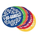 US Games Hawaiian Giant Flying Discs- Set of 6
