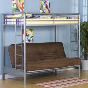 Dorel Home Products Twin-Over-Full Futon Bunk Bed
