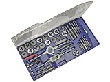 Faithfull Metric Tap and Die Set Carbon Steel (39 Pieces)