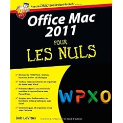 Office Mac 2011 pour les nuls