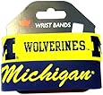 Michigan Wolverines Rubber Wrist Band Set of 2 NCAA