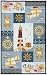 828 Trading Area Rugs: Accents Cotton Rug: CCL97 Nautical Rug: 8'x10' Rectangle