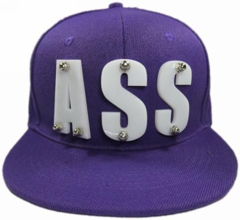 Godbead Unisex 3D Letters Rivet Hip-Hop Hat Spikes Snapback Baseball Cap(J162)
