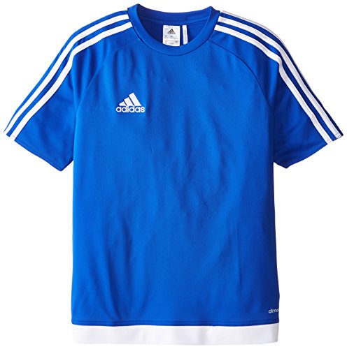 adidas Performance Youth Boys Soccer Estro Jersey, Bold Blue/White, X-Large