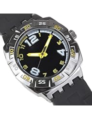 Orient Idea Ori-0210E Round Case Quartz Wristwatch with Rubber Band for Male