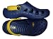 Kid's Blue with Yellow Strap Clogs