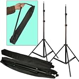 PBL LIGHT STANDS PHOTO VIDEO 6'6 STANDS SET OF TWO WITH CARRY BAGS by Steve Kaeser Photographic Lighting
