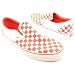 VANS Classic Slip-On Orange White Shoes Mens 9