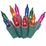 Good Tidings 10102 Super Bright Light Set with Green Wire