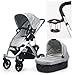 Uppababy 2010 Vista Stroller Mica Silver with a Cup Holder