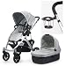 Uppababy 2010 Vista Stroller Mica Silver with a Cup Holder