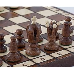 Albatros Holz-Schachspiel SALOMON - Feldgr��e: 32 x 32 mm