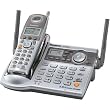 Panasonic Refurb KXTG5671S 5.8GHz Cordless Phone,Digital Answering Device, Dual Key Pad,Silver