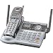 Panasonic Refurb KXTG5671S 5.8GHz Cordless Phone Digital Answering Device  Dual Key Pad Silver