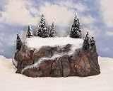 Lemax Christmas Village Small Display Platform With Trees #81016