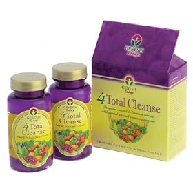 4 Total Cleanse KIT By Genesis Today - Dr. Duncan's 2 Part Formula Natural Herbal Colon Liver Body Cleansing Detox Program ~ 120 Total Caps