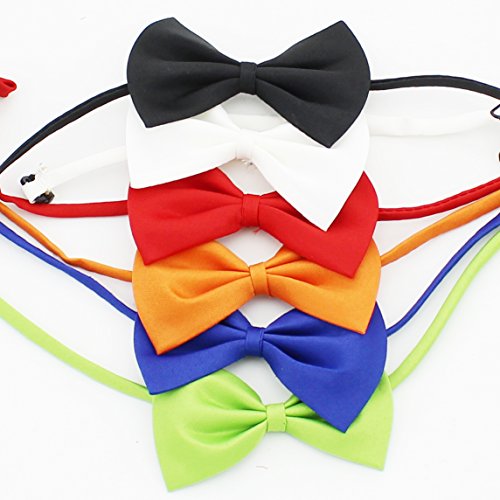 Zicome adjustable pet dog cat bow tie necktie collar - …