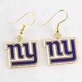 New York Giants Logo Wire Earrings