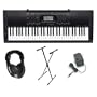 Casio CTK-3000 Premium Pack with Power Supply, Keyboard Stand and Professional Closed Cup Stereo Headphones