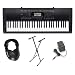 Musical Instruments : Casio CTK3000 Premium Pack with Power Supply, Keyboard Stand and Professional Closed Cup Stereo Headphones