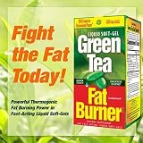 Green Tea Fat Burner Dietary Supplement 200 Fast-Acting Liquid Soft-Gels (Pack of 2)