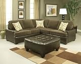 3pc Traditional Modern Sectional Fabric Sofa Set, CO-JAZ-S1