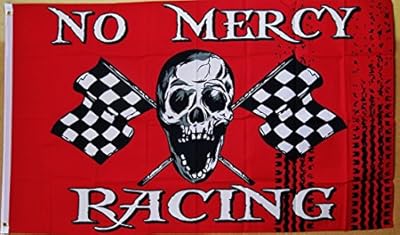 No Mercy Racing Flag 3' X 5' Indoor Outdoor Pirate Banner