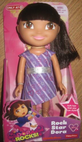 DORA ROCKS! Rock Star Dora 9" Poseable Doll 2013