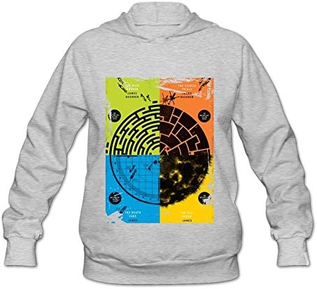 Boro Lin Women's Maze Runner The Scorch Trials Sweatshirt Size M Ash