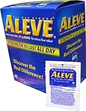 Aleve Naproxen Sodium 220 mg 48 Pouches (Packets) of 1 Tablet