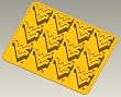 West Virginia Silicone Ice Tray / Candy Mold (2 Pack)