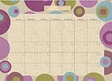 Brewster Wall Pops WPE99041 Peel & Stick Twister Dry-Erase Monthly Calendar with Marker