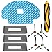 HKCH Replacement Parts for ECOVACS DEEBOT OZMO 930 Robotic Vacuum Cleaner-Sponge Filter & High Efficiency Filter Side Brush Main Brush Mop Cloth