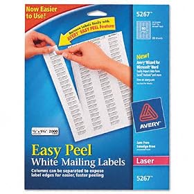 Avery Cons High-Visibility Round Laser Labels, 1-2/3In Dia, White, 600/Pack